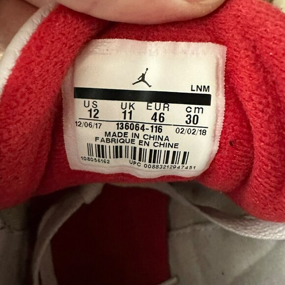 Jordan 3 Retro Hall of fame white red black mens -12 - Picture 6 of 13